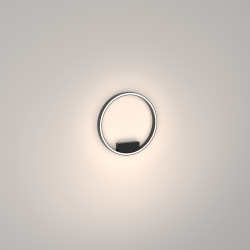 Lubinis | sieninis LED šviestuvas RIM 25W D40 JUODAS internetu