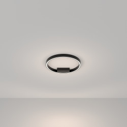 Lubinis | sieninis LED šviestuvas RIM 25W D40 JUODAS pristatymas