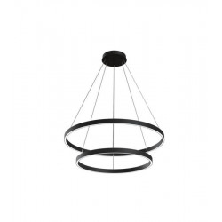 PAKABINAMAS LED ŠVIESTUVAS RIM 2 61W D60 | 40 3000K JUODAS kaina