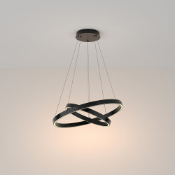 PAKABINAMAS LED ŠVIESTUVAS RIM 2 61W D60 | 40 3000K JUODAS pigiau