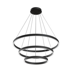 PAKABINAMAS LED ŠVIESTUVAS RIM 3 115W D40 | 60 | D80 3000K JUODAS skubiai