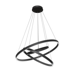 PAKABINAMAS LED ŠVIESTUVAS RIM 3 115W D40 | 60 | D80 3000K JUODAS atsiliepimai