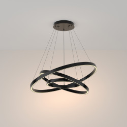 PAKABINAMAS LED ŠVIESTUVAS RIM 3 115W D40 | 60 | D80 3000K JUODAS kaina