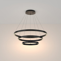 PAKABINAMAS LED ŠVIESTUVAS RIM 3 115W D40 | 60 | D80 3000K JUODAS pigiau