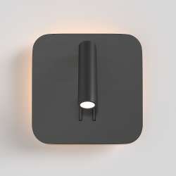 Sieninis LED šviestuvas IOS JUODAS pigiau