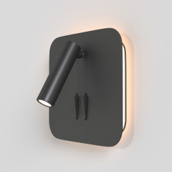 Sieninis LED šviestuvas IOS JUODAS pristatymas