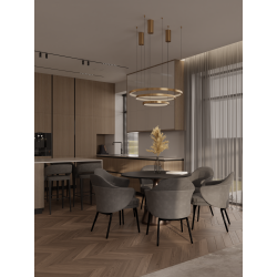 Pakabinamas LED dimeriuojamas šviestuvas ESTELLA D40 30W 3000K TRIAC, AUKSO SPALVOS pristatymas