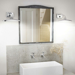 Sieninis šviestuvas MIRROR-20 AP2 CHROMO SPALVOS kaina