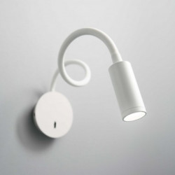 Sieninis LED šviestuvas FOCUS-2 AP1 BALTAS kaina