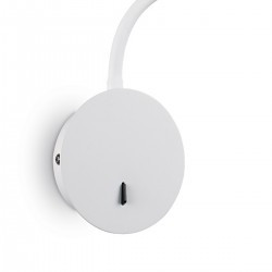 Sieninis LED šviestuvas FOCUS-2 AP1 BALTAS pigiau