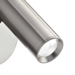 Sieninis LED šviestuvas BEAN ROUND NIKELIO SPALVOS pigiau