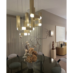 PAKABINAMAS ŠVIESTUVAS VESPER DUO BRUSHED SIDABRO SPALVOS pristatymas