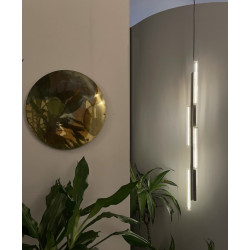 PAKABINAMAS ŠVIESTUVAS HAIL 3-PIECE CHANDELIER BRUSHED SIDABRO SPALVOS kaina