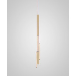 PAKABINAMAS ŠVIESTUVAS HAIL 3 LIGHT TALL AUKSO SPALVOS