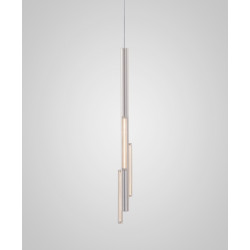 PAKABINAMAS ŠVIESTUVAS HAIL 3 LIGHT TALL BRUSHED SIDABRO SPALVOS