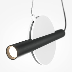 PAKABINAMAS LED šviestuvas ENIGMA 5W JUODAS | BALTAS