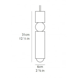 PAKABINAMAS ŠVIESTUVAS FULCRUM 1 POLISHED AUKSO SPALVOS kaina