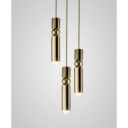 PAKABINAMAS ŠVIESTUVAS FULCRUM 3 POLISHED AUKSO SPALVOS