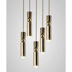 PAKABINAMAS ŠVIESTUVAS FULCRUM 5 POLISHED AUKSO SPALVOS