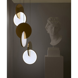 PAKABINAMAS LED ŠVIESTUVAS ECLIPSE 3 10,5W POLISHED AUKSO SPALVOS pigiau