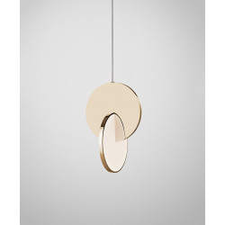 PAKABINAMAS LED ŠVIESTUVAS ECLIPSE 3 10,5W POLISHED AUKSO SPALVOS kaina