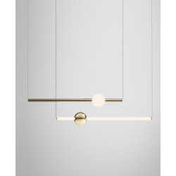 PAKABINAMAS LED ŠVIESTUVAS ORION TUBE 13,9W POLISHED AUKSO SPALVOS internetu