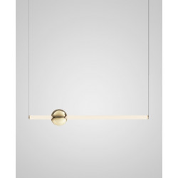 PAKABINAMAS LED ŠVIESTUVAS ORION TUBE 13,9W POLISHED AUKSO SPALVOS