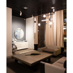 PAKABINAMAS LED ŠVIESTUVAS ORION TUBE 13,9W POLISHED GUNMETAL skubiai