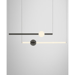 PAKABINAMAS LED ŠVIESTUVAS ORION TUBE 13,9W POLISHED GUNMETAL pristatymas