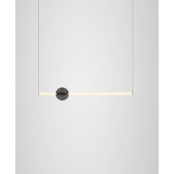 PAKABINAMAS LED ŠVIESTUVAS ORION TUBE 13,9W POLISHED GUNMETAL pigiau
