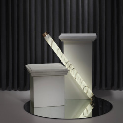 SIENINIS LED ŠVIESTUVAS TUBE 13,9W MARBLE | ŽALVARIO SPALVOS kaina