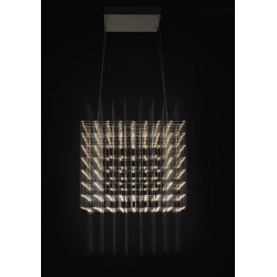 PAKABINAMAS LED ŠVIESTUVAS COSMOS SQUARE 100 76,8W NIKELIO SPALVOS (ĮVAIRIOS SPALVOS) kaina