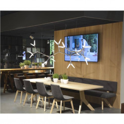 PAKABINAMAS LED ŠVIESTUVAS SPARKS P04 27,6W ŽALVARIO SPALVOS (ĮVAIRIOS SPALVOS) kaina