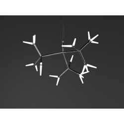 PAKABINAMAS LED ŠVIESTUVAS SPARKS P03 41,4W JUODAS (ĮVAIRIOS SPALVOS) kaina