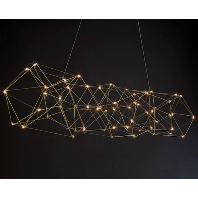 PAKABINAMAS LED ŠVIESTUVAS QUASAR COSMOS 150 33W BRASS 11-8921-2