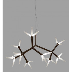 PAKABINAMAS LED ŠVIESTUVAS SPARKS P03 41,4W JUODAS (ĮVAIRIOS SPALVOS)