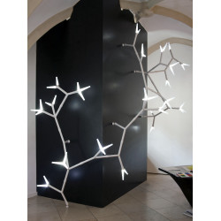 SIENINIS LED ŠVIESTUVAS SPARKS W02 41,4W BALTAS (ĮVAIRIOS SPALVOS) skubiai