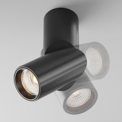 Lubinis led ŠVIESTUVAS DAFNE 10W JUODAS