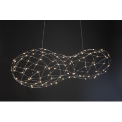 PAKABINAMAS LED ŠVIESTUVAS CLOUD 150 59,4W NIKELIO SPALVOS (ĮVAIRIOS SPALVOS) kaina