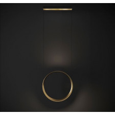 PAKABINAMAS LED ŠVIESTUVAS MOONLIGHT SINGLE D40 5,3W BRASS (ĮVAIRIOS SPALVOS)