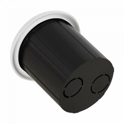 Sieninis LED šviestuvas LOCK 3W BALTAS pristatymas
