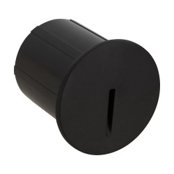 Sieninis LED šviestuvas LOCK 3W JUODAS pigiau