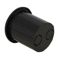 Sieninis LED šviestuvas LOCK 3W JUODAS skubiai