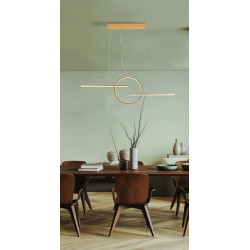 PAKABINAMAS LED ŠVIESTUVAS LAUREN A 38W AUKSO SPALVOS pigiau