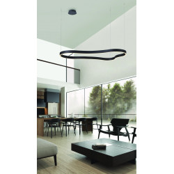 PAKABINAMAS LED ŠVIESTUVAS MIRABELLA L120 60W JUODAS pigiau