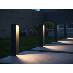 PASTATOMAS LED ŠVIESTUVAS ESSEN 9W H45 TAMSIAI PILKAS