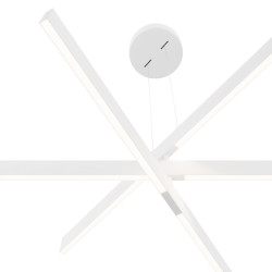 Pakabinamas LED šviestuvas ORIGAMI 46W baltas kaina