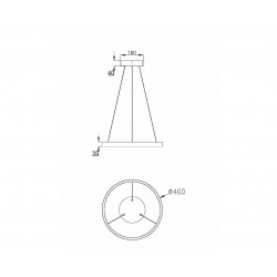 PAKABINAMAS LED ŠVIESTUVAS RIM 1 25W D40 3000K ŽALVARIO SPALVOS internetu
