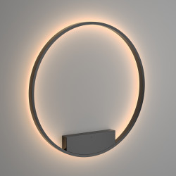 LUBINIS | SIENINIS LED ŠVIESTUVAS RIM 51W D80 3000K JUODAS kaina