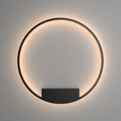 LUBINIS | SIENINIS LED ŠVIESTUVAS RIM 51W D80 3000K JUODAS pigiau